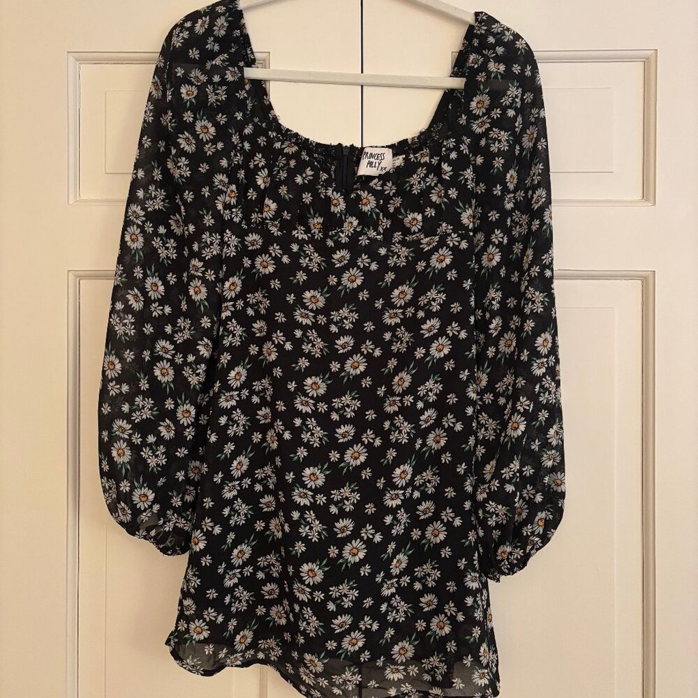 Princess Polly Floral Long Sleeve Mini Dress